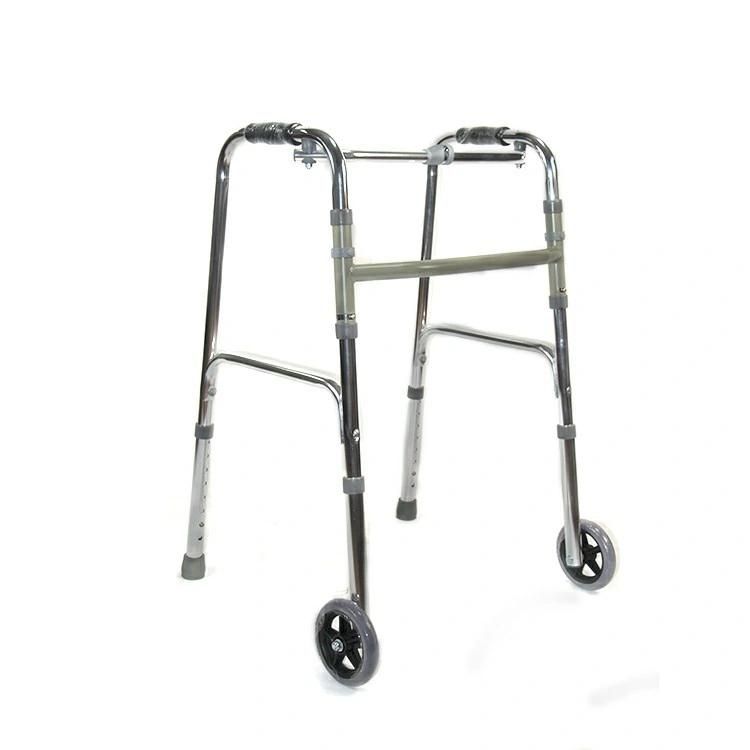 High Quality Medical Aluminum Adult Walker for Disabled Walking Rollator