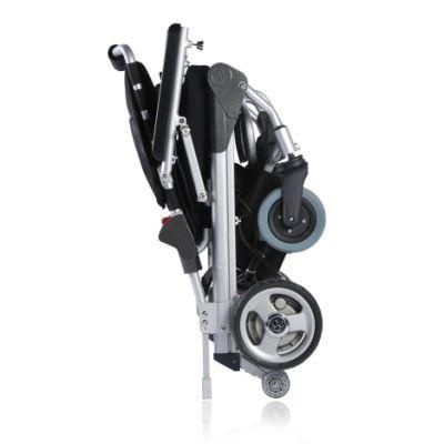 e-Throne Folding Wheelchair New Foldable Mobility Scooter with Lithium Battery for Disabled and Old People