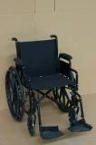 Hot Sale Adjustable Footrest Metal Folding Wheelchair