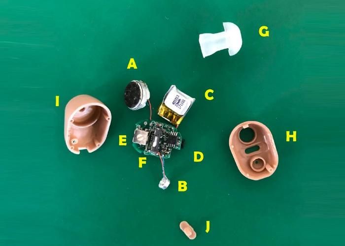 OTC Earsmate in Ear Small Rechargeable Hearing Aids with 2 Sets for Either Ears