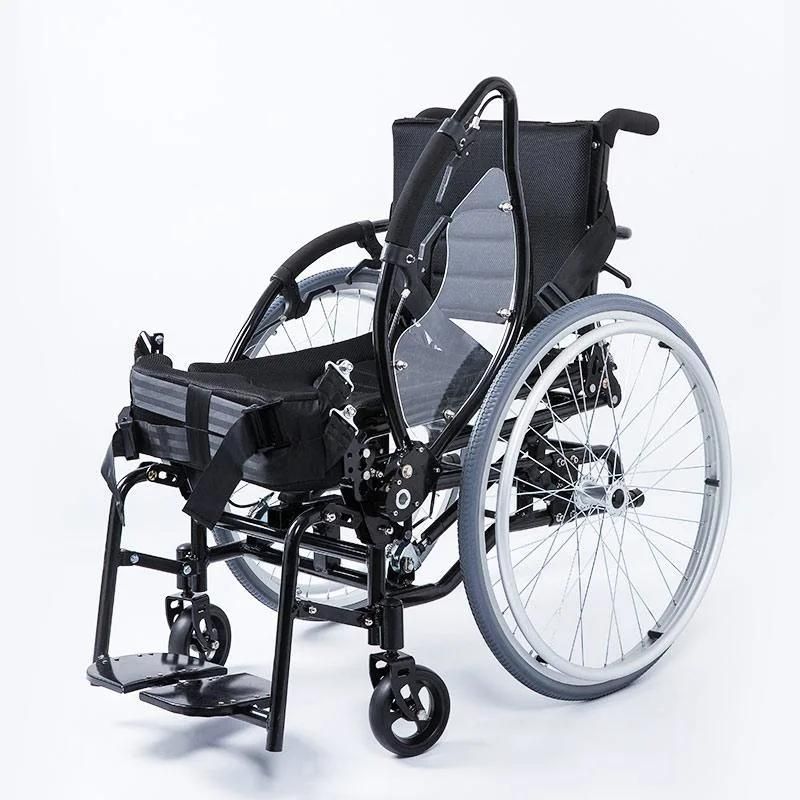 Professional Standing Wheelchair Multi Functional Wheelchair for Disabled Rehabilitation Therapy Supplies