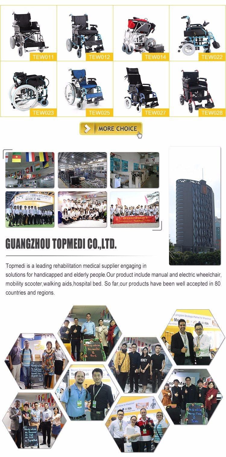 High Quality Folding Electric Power Wheelchair Automatic for Handicapped Disabled People