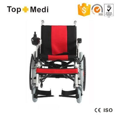 Rehabilitation Therapy Medical Equipment Detachable Battery Folding Power Electric Wheelchair