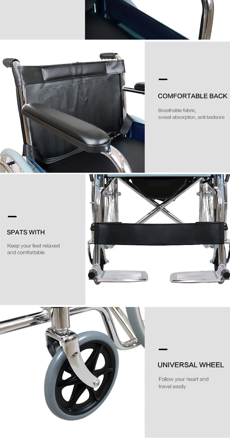 Hanqi Hq609 High Quality Manual Wheelchair for Disable