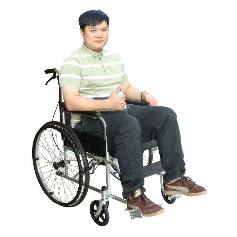 Simple Frame Durable Standard Medical Disabled Folding Wheelchair