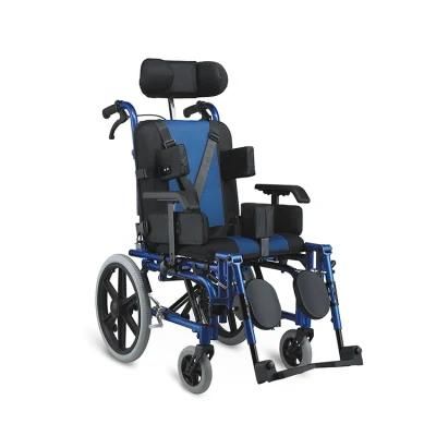 Reclining Aluminum Children Cerebral Palsy Wheelchair with Cheap Price