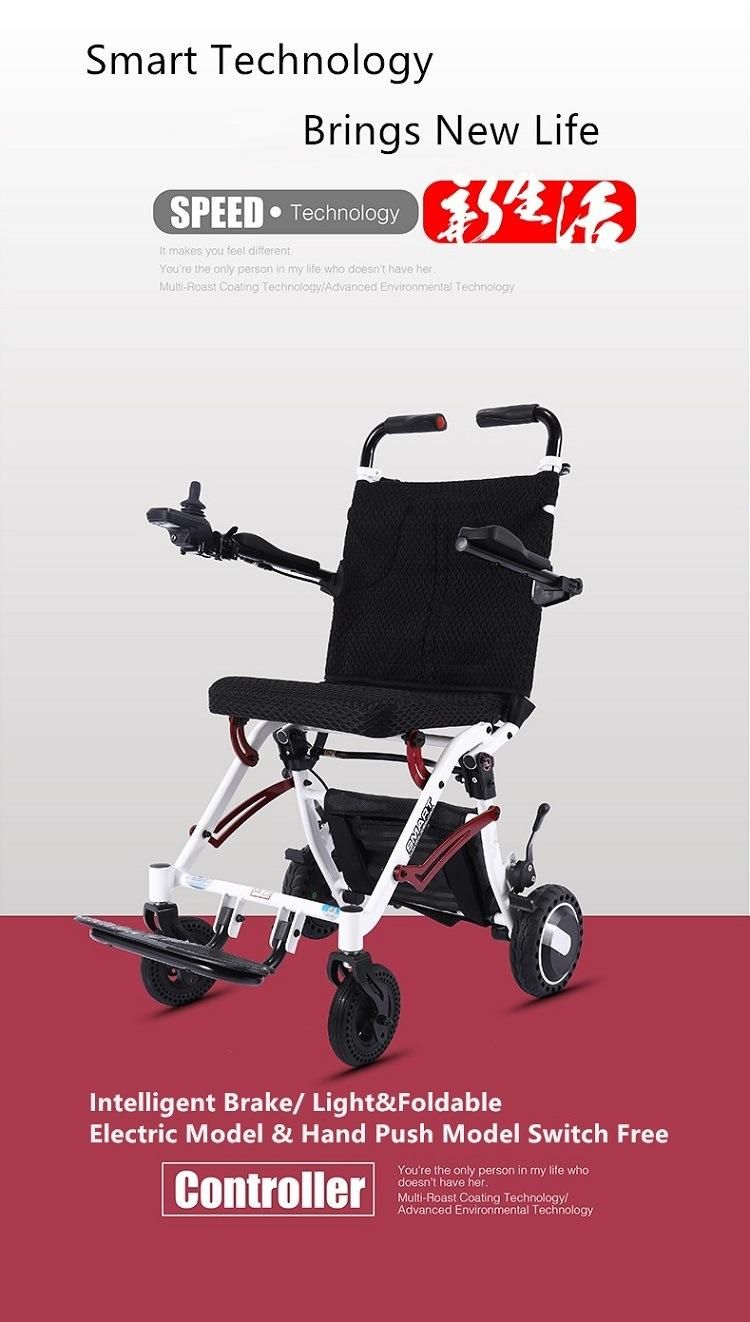 Handicapped Lightweight Folding Electric Wheelchair