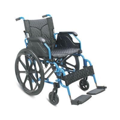 Medical Equipment Aluminium Alloy Light Weight Foldable Manual Wheelchair Prices