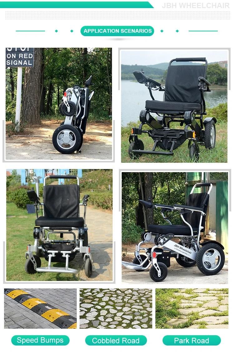 250W Airport Light Folding Electric Power Wheelchair