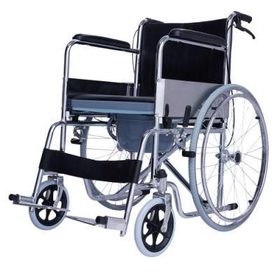 Bedpan Style Hot Selling Toilet Wheelchair Made in China for Disabled Elderly