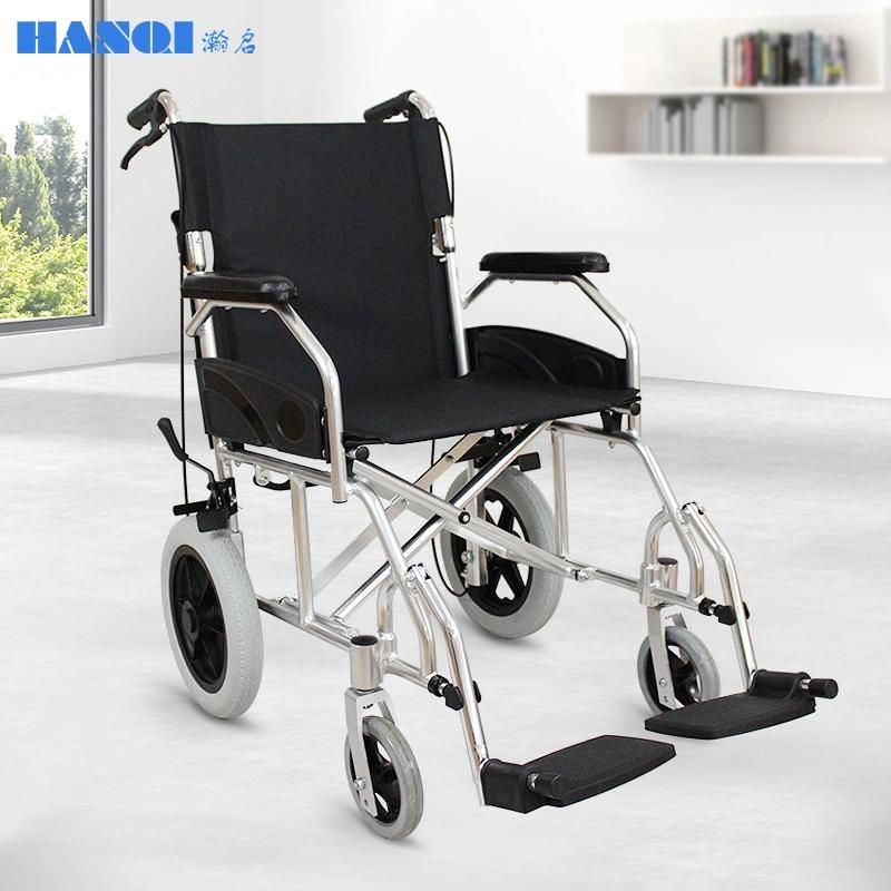 Hq863L-12" High Quality Homecare Manual Lightweight Fordable Wheelchair