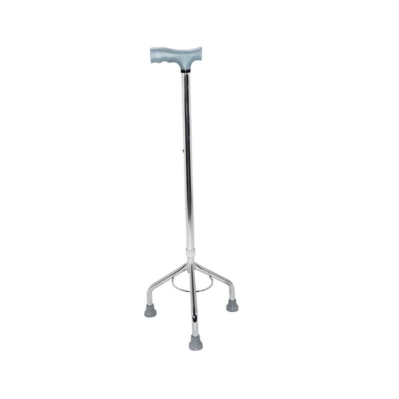 Adjustable Steel Walking Stick Cane with 3legs for The Elderly