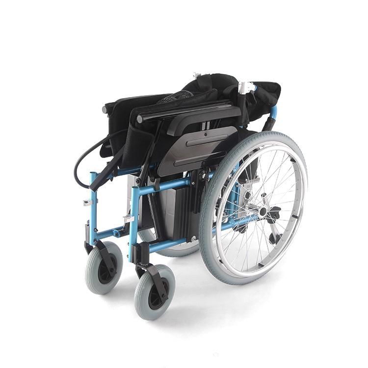 Rehabilitation Therapy Supplies Aluminum Folding Power Electric Wheelchair