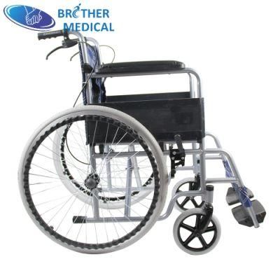 New China Folding Manual Toilet Portable Power Wheelchair with ISO High Quality