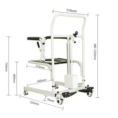 Multi-Function Electric Commode Lift Chair Transfer Commode for Patient