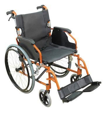 Cheapest Handicapped Folding Non Electric Wheelchair for Disabled