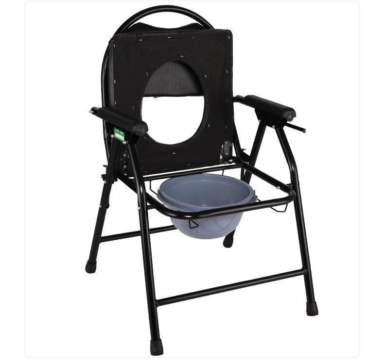 Rehabilitation Therapy Supplies Medical Equipment Foldable Commode Chair