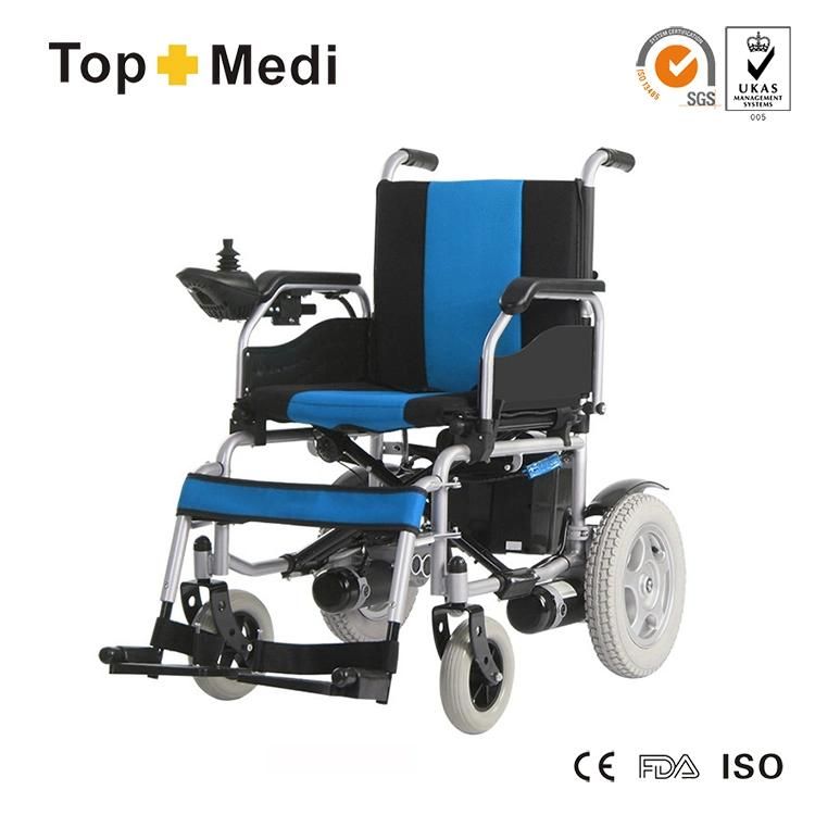 Cheap Disabled Medical Rehabilitation Equipment Motorized Folding Power Electric Wheelchair