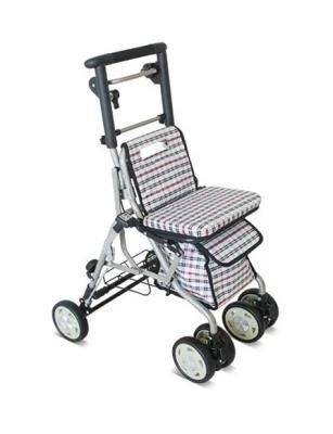 4 Wheel with Seat Wheelchair Standard Packing Aluminum Rollator Rollstuhl