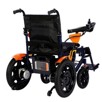 Rehabilitation Therapy Supplies Properties Folding Electric Wheelchair Power Remote Control Electric Wheelchair