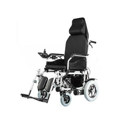 2022 Hot Sale Folding Detachable Reclining High Back Wheelchair