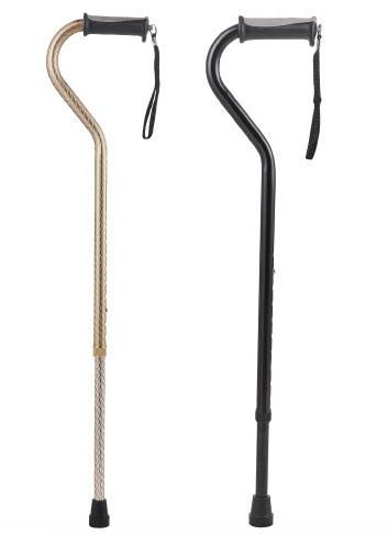 Walking Stick Lightweight Adjustable Quad Canes with Sponge Handle