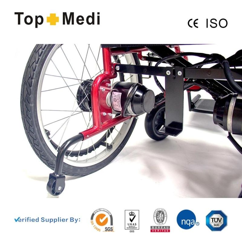 Topmedi Orthopedic Lightweight Folding Power Electric Wheelchair for Disabled