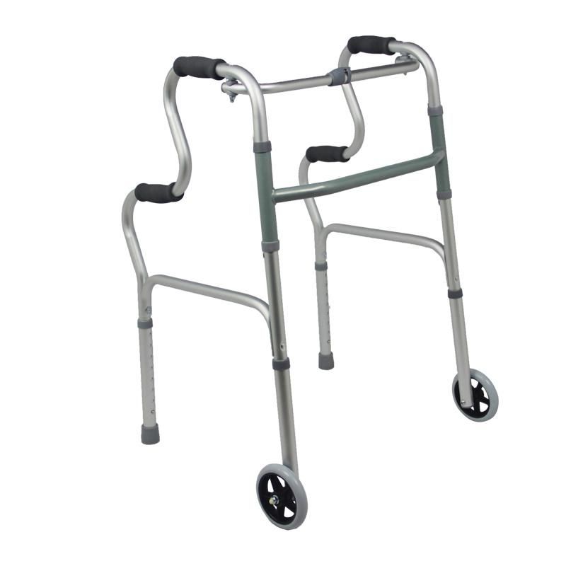 Adjustable Light Weight Mobility Adult Walking Wheel Rollator Walker for Disabled People