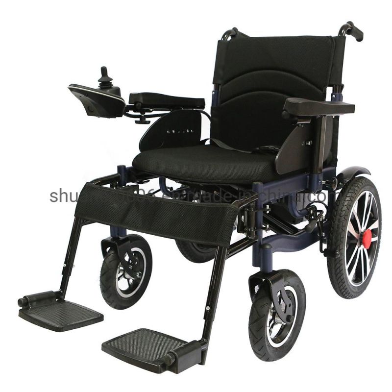 Power Wheel Chair Walker Aluminum Electronic Wheelchair Lightweight Folding Electric Wheelchairs for The Disabled