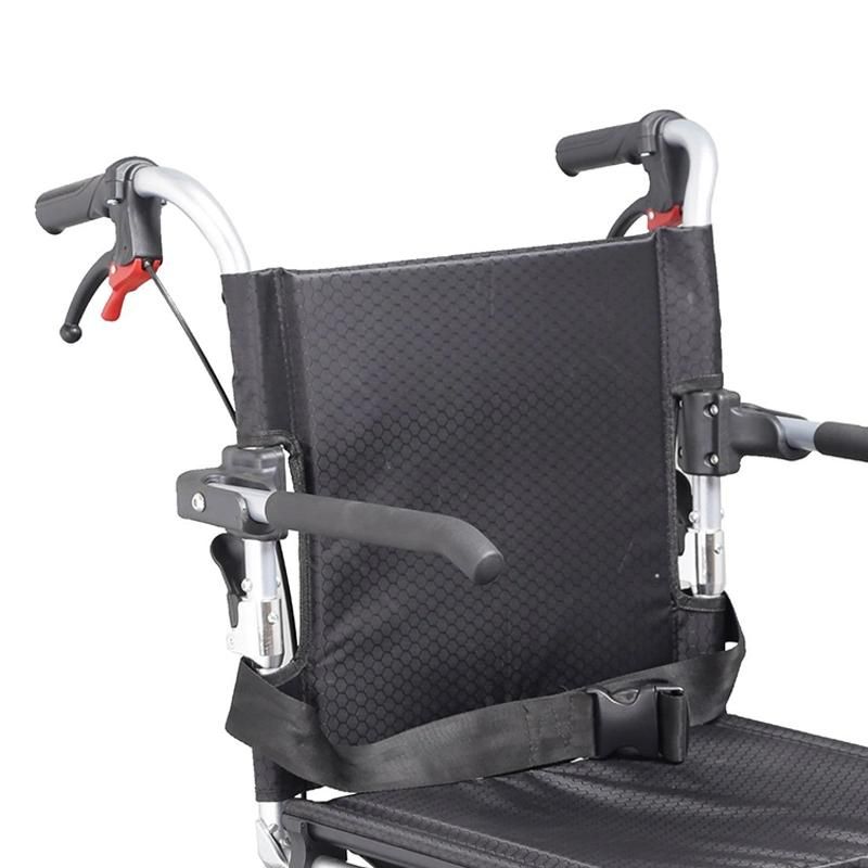 New Style Light Weight Manual Steel Folding Wheelchair for Elderly