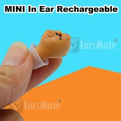 in Ear Cic Rechargeable Hearing Aid Itc Earsmate Sound Amplifier