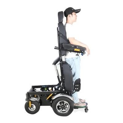 Electric Lift up Seat Reclining Standing Wheelchair