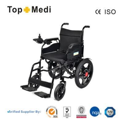 Steel Aluminum Lightweight Wheelchair with Swing Away Armrest for Handicapped People