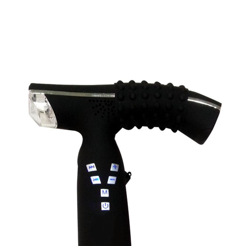 LED Light Flashing Alarm FM Radio Adjustable Walking Stick Cane