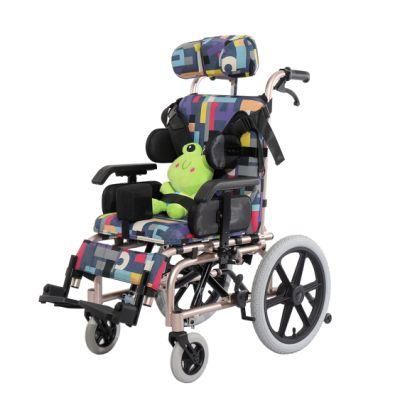 Topmedi ISO Approved Disabled Cp Children Folding Electric Wheel Chair Manual Aluminum Wheelchair Wheelchairs