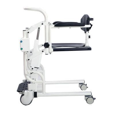 Multifunction Bathroom Shower Commode Electric Patient Transfer Lift Toilet Chair
