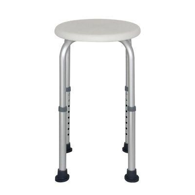 Mn-Xzy002 Medical Aluminum Adjustable Lightweight Anti-Skid Bath Shower Chair