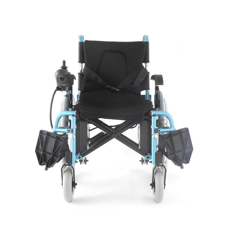 Rehabilitation Therapy Supplies Aluminum Folding Power Electric Wheelchair