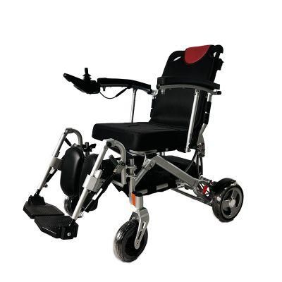 Aluminium Light Folding Power Handicapped Electric Wheelchair