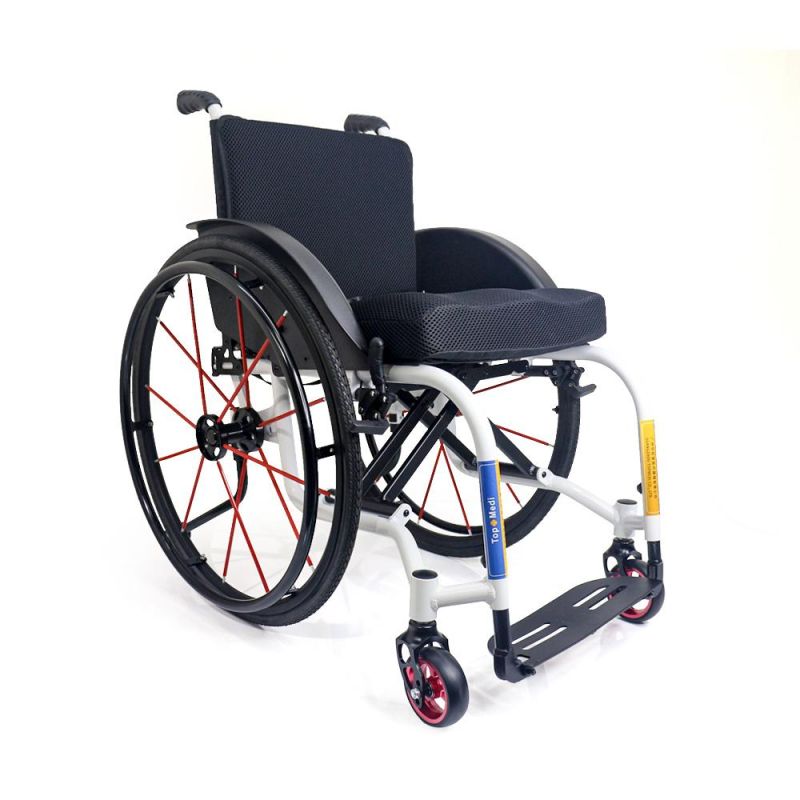 Detachable Wheels Aluminum Ultra Lightweight Rigid Active Leisure Sport Wheelchair