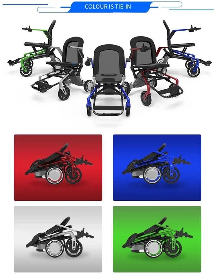 20kg Air Flight Light Folding Power Electric Wheelchair