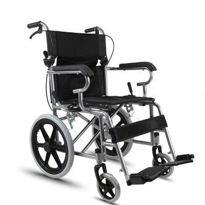 Cheap Price Ghmed Aluminium Alloy Standard Package China Wheel Chair Folding Wheelchair