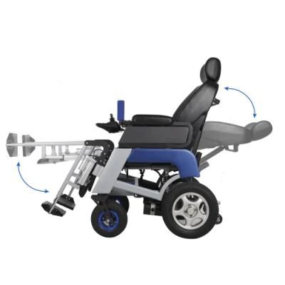 Folding Electric Wheelchair with High Back