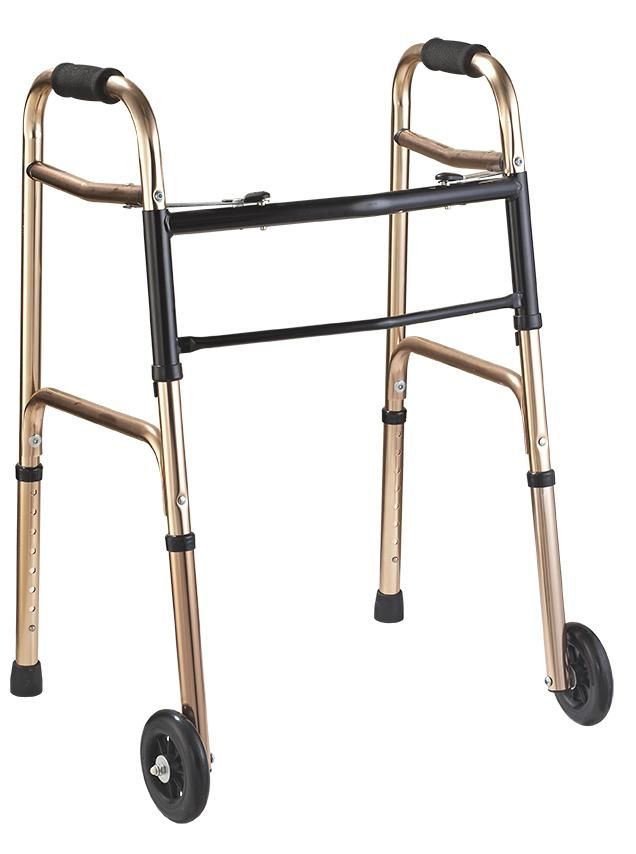 Hanqi Hq265L-5 High Quality Aluminum Walker Walking Aid for Elderly and Disabled