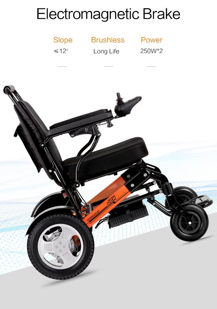 Jbh D10 Smart Power Folding Electric Portable Wheelchair for Elderly