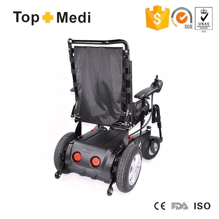 2018 Handicapped Disabled Steel Folding Electric Power Wheelchair for Sale