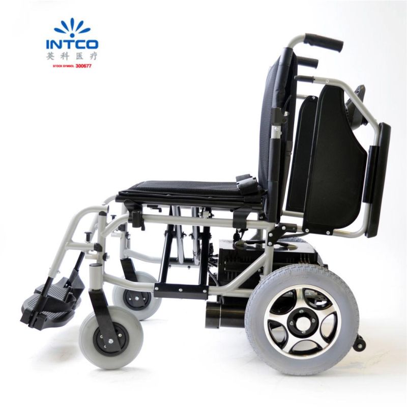 Medical Equipment Aluminum Folable Standard Electric Power Wheelchair