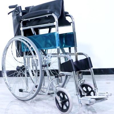 High Quality Steel Foldable Economic Cheapest Wheelchair