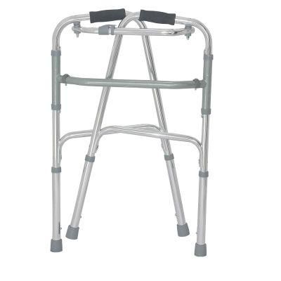 Aluminum Foldable Adult Walking Aid Rollator Walker for Handicapped