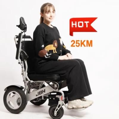 5-Second Foldable Aluminum Light Weight Portable Power Wheelchair